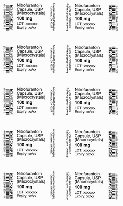 100 mg Nitrofurantoin Macrocrystals Capsule Blister (100 mg Nitrofurantoin Macrocrystals Capsule Blister)